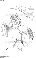 RADIATEUR pour Suzuki HAYABUSA 1300 2013