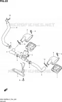 SYSTEME RECYCLAGE GAZ ECHAPPEMENT pour Suzuki HAYABUSA 1300 2013