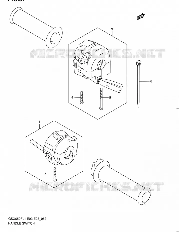 COMMODOS Suzuki MOTO 650 GSX-F 2011  GSX650F L1 (E03,E28,E33)