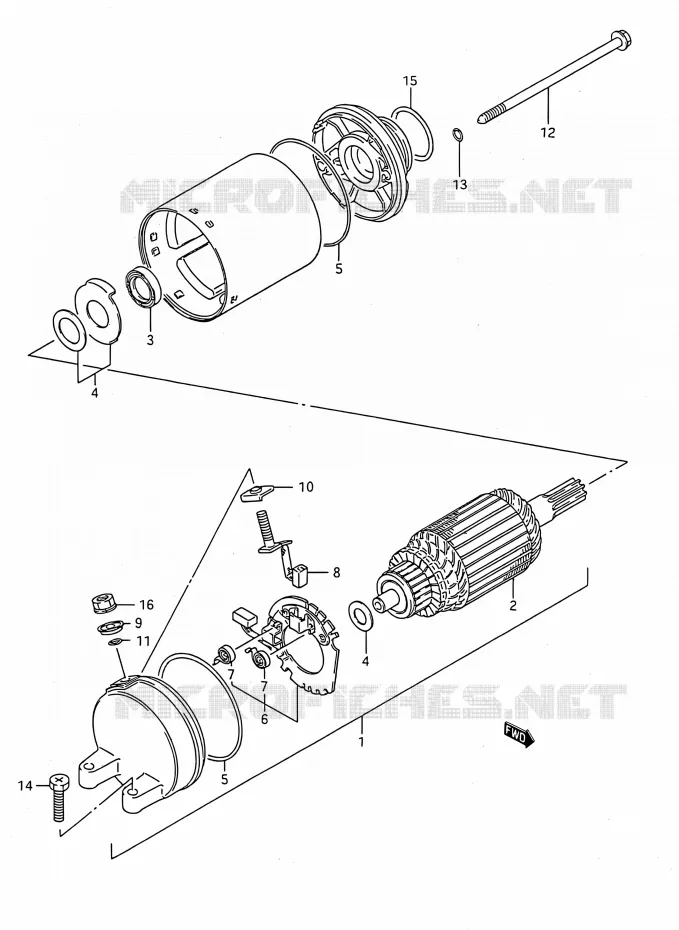 ALTERNATEUR Suzuki MOTO 750 GSX-F 1994  GSX750F R (E03,E28,E33)