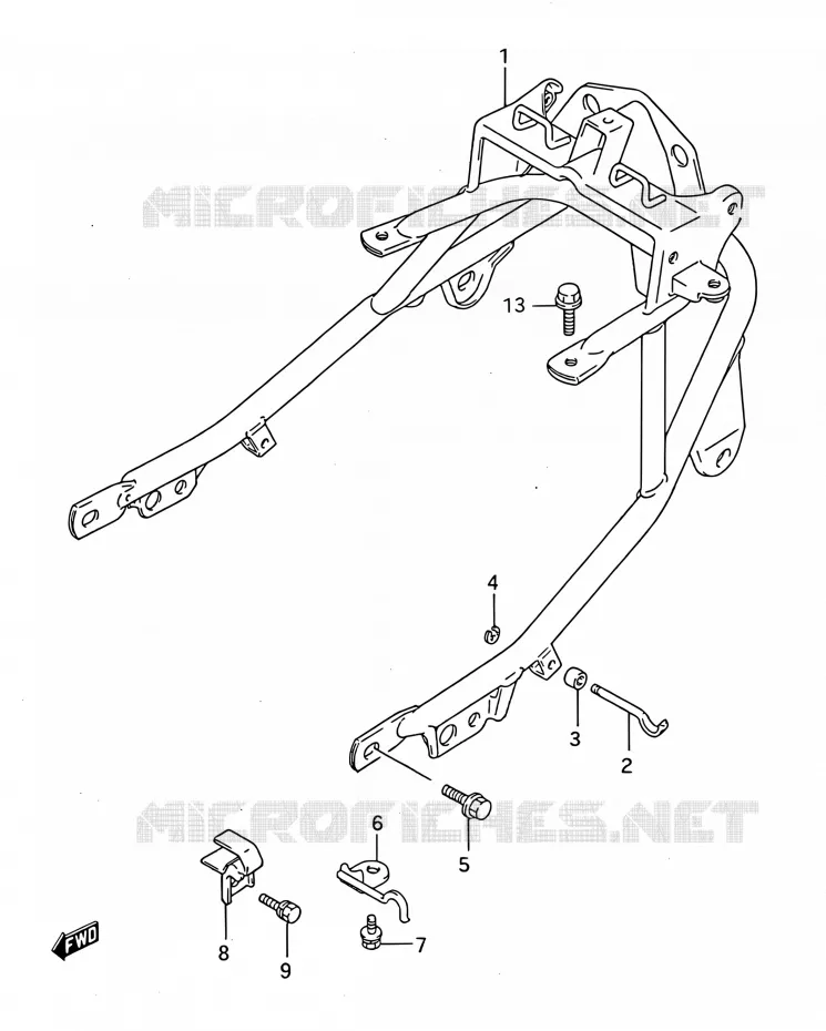 FEU ARRIERE Suzuki MOTO 750 GSX-F 1994  GSX750F R (E03,E28,E33)
