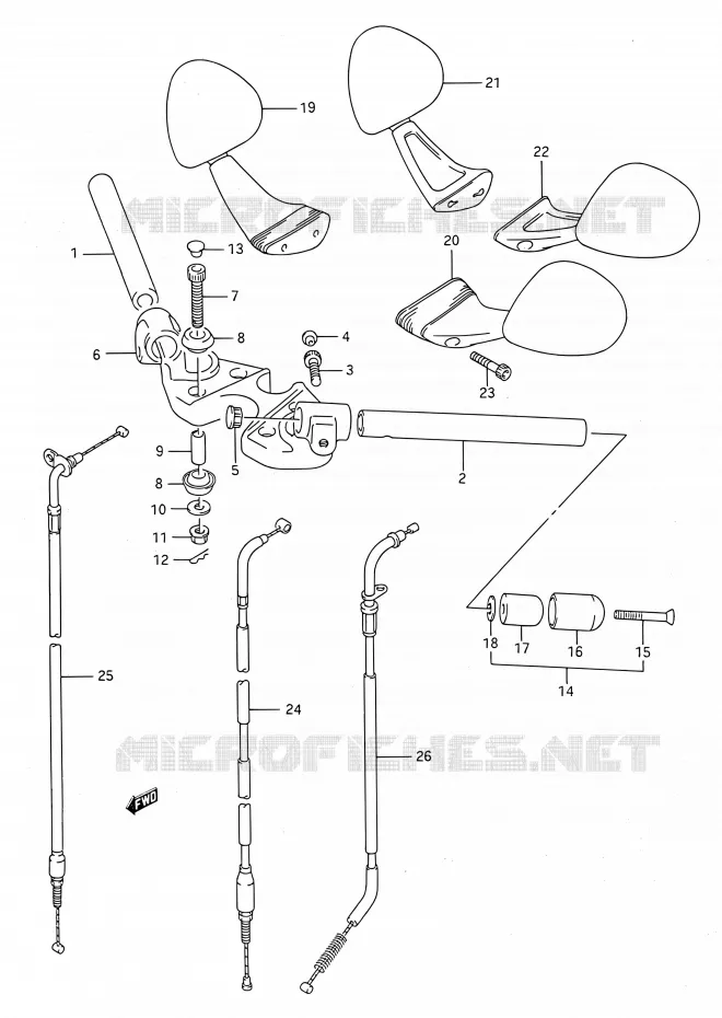GUIDON Suzuki MOTO 750 GSX-F 1995  GSX750F S (E03,E28,E33)