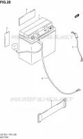 BATTERIE pour Suzuki MARAUDER 125 2011