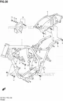 CADRE pour Suzuki MARAUDER 125 2011