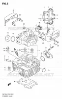 CULASSE pour Suzuki MARAUDER 125 2011