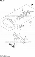 ENSEMBLE FEU ARRIERE pour Suzuki MARAUDER 125 2011