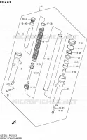 FOURCHE pour Suzuki MARAUDER 125 2011