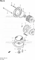 POMPE A HUILE pour Suzuki MARAUDER 125 2011