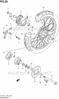 ROUE ARRIERE pour Suzuki MARAUDER 125 2011