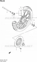 ROUE AVANT pour Suzuki MARAUDER 125 2011