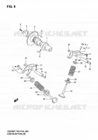 ARBRE A CAMES   VALVE pour Suzuki MARAUDER 250 2004