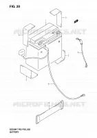 BATTERIE pour Suzuki MARAUDER 250 2004