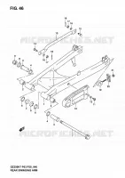 BRAS OSCILLANT ARRIERE pour Suzuki MARAUDER 250 2004