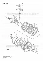 EMBRAYAGE pour Suzuki MARAUDER 250 2004