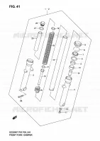 FOURCHE pour Suzuki MARAUDER 250 2004