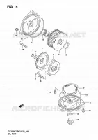POMPE A HUILE pour Suzuki MARAUDER 250 2004