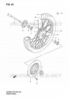 ROUE AVANT pour Suzuki MARAUDER 250 2004