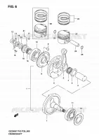 VILEBREQUIN pour Suzuki MARAUDER 250 2004