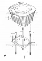CYLINDRE pour Suzuki BOULEVARD 650 1993