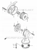POMPE A HUILE pour Suzuki BOULEVARD 650 1993