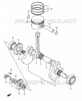 VILEBREQUIN pour Suzuki BOULEVARD 650 1993