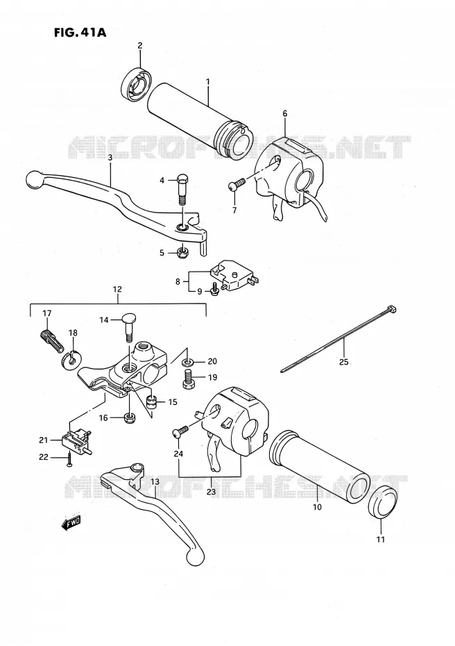COMMODOS (MODELE K/L/M/R) Suzuki MOTO 650 SAVAGE 1989  LS650F K/LS650P K (E01,E02,E04,E15,E16,E17,E18,E21,E22,E24,E25,E34,E39)