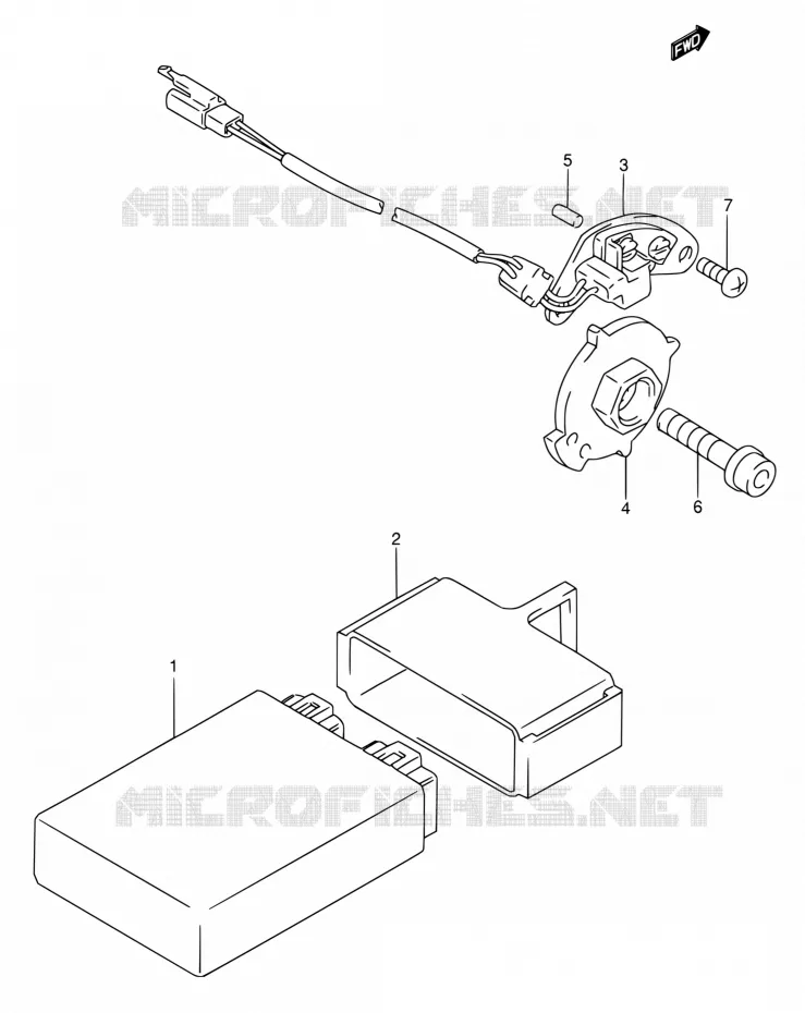 ALTERNATEUR (MODELE P/R/S) Suzuki MOTO 600 RF 1994  RF600RR/RF600RUR