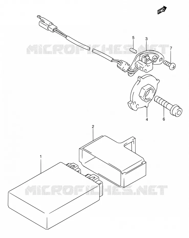 ALTERNATEUR (MODELE P/R/S) Suzuki MOTO 600 RF 1995  RF600RS/RF600RUS