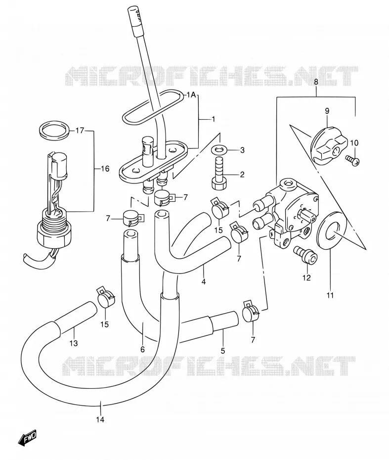 ROBINET D'ESSENCE Suzuki MOTO 600 RF 1995  RF600RS/RF600RUS