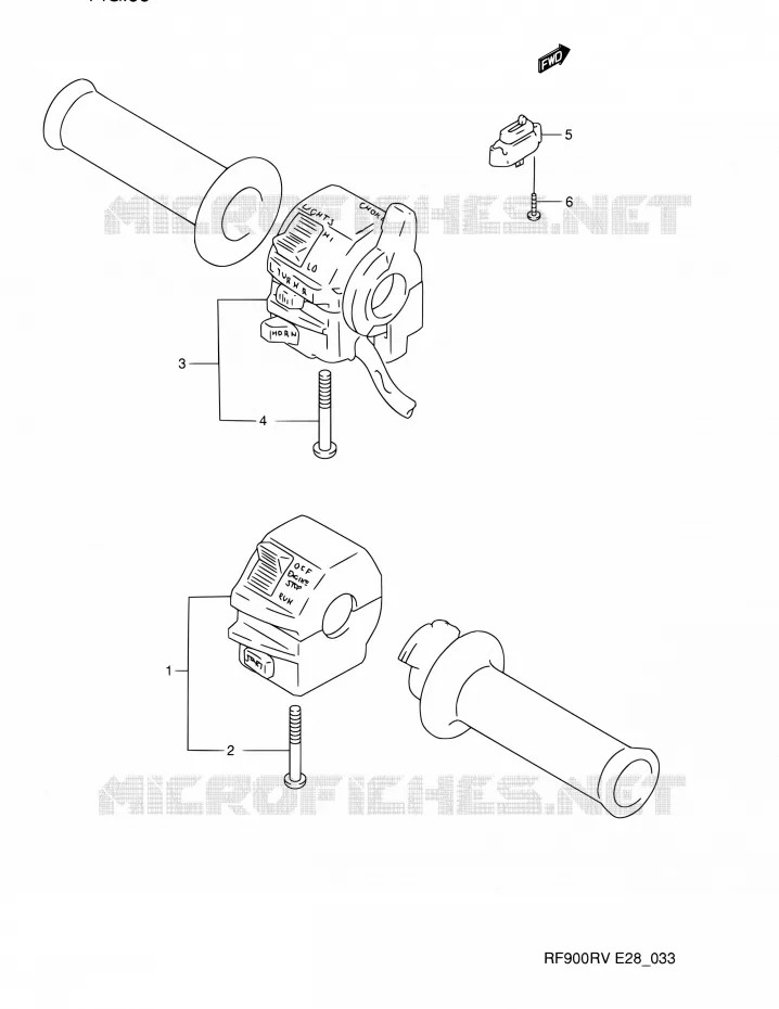 COMMODOS Suzuki MOTO 900 RF 1995  RF900RZ S (E03,E28,E33)