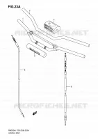 GUIDON (MODELE K5/K6) pour Suzuki RM 250 2006
