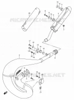 SILENCIEUX pour Suzuki RM 250 2006