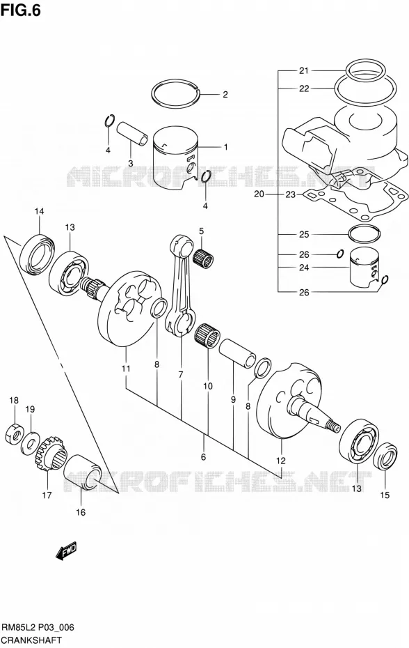VILEBREQUIN Suzuki MOTO 85 RM 2012  RM85L L2 (P03,P28.P33)