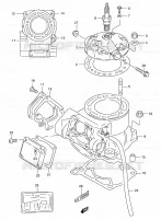 CYLINDRE pour Suzuki RMX 250 1999