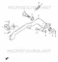 FREIN ARRIERE pour Suzuki RMX 250 1999
