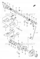 VALVE D'ECHAPPEMENT pour Suzuki RMX 250 1999