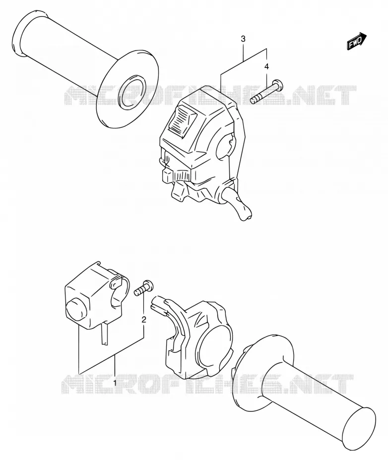COMMODOS Suzuki MOTO 250 RMX 1999  RMX250X(E24)