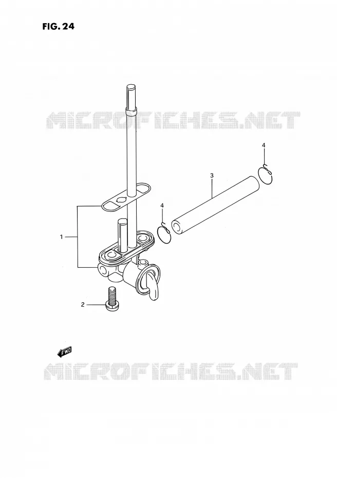 ROBINET D'ESSENCE Suzuki MOTO 250 RMX 1994  RMX250 R (E03)