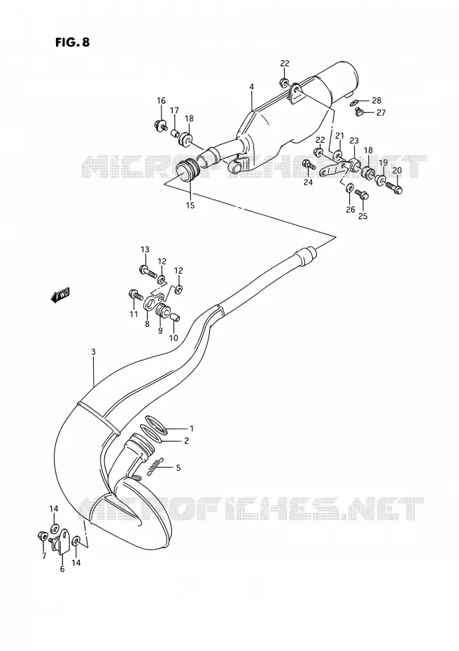 SILENCIEUX Suzuki MOTO 250 RMX 1994  RMX250 R (E03)