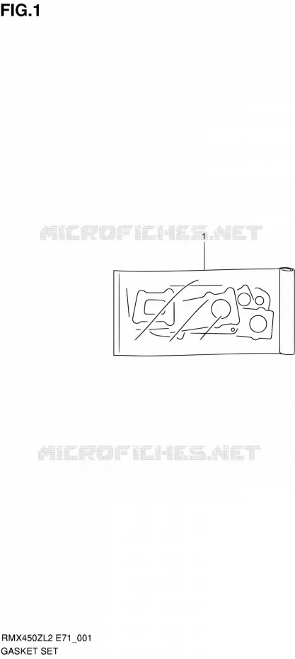 KIT JOINTS Suzuki MOTO 450 RMX 2012  RMX450ZL2(E71)