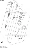 FOURCHE pour Suzuki VAN-VAN 125 2013