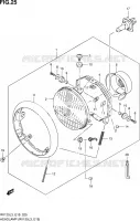 PHARE (RV125L3 E19) pour Suzuki VAN-VAN 125 2013