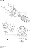 POMPE A HUILE pour Suzuki VAN-VAN 125 2013