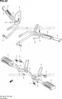 REPOSE PIED pour Suzuki VAN-VAN 125 2013