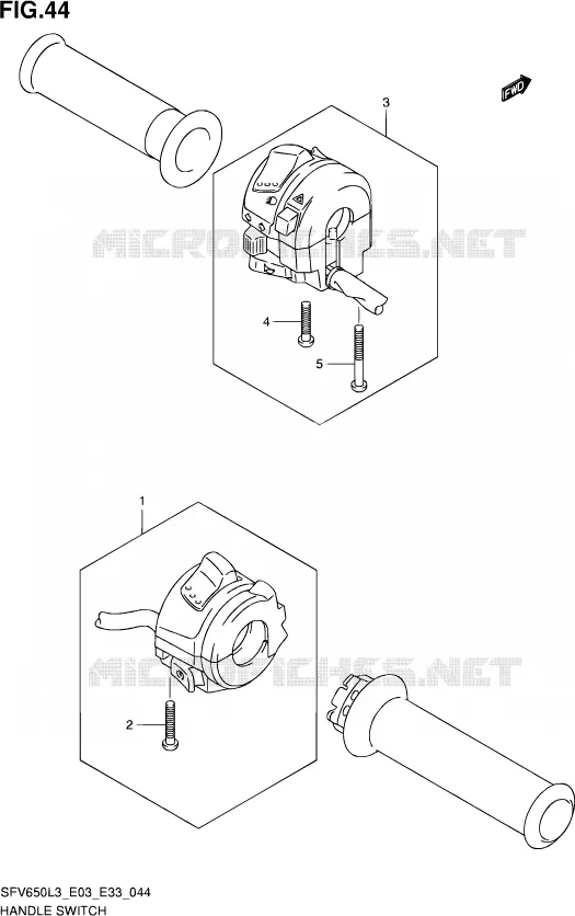 COMMODOS Suzuki MOTO 650 GLADIUS 2013  SFV650 L3 (E03,E28,E33)