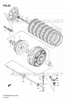 EMBRAYAGE pour Suzuki GLADIUS 650 2010