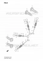 ARBRE A CAMES   VALVE pour Suzuki GLADIUS 650 2010