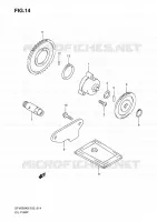 POMPE A HUILE pour Suzuki GLADIUS 650 2010