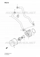RADIATEUR D'HUILE pour Suzuki GLADIUS 650 2010
