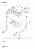 BATTERIE (SFV650AK9/UAK9/AL0/UAL0) pour Suzuki GLADIUS 650 2009